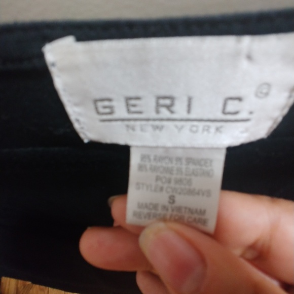 Black Blouse with Rhinestones on back - Picture 3 of 5